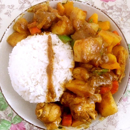 咖喱鸡饭